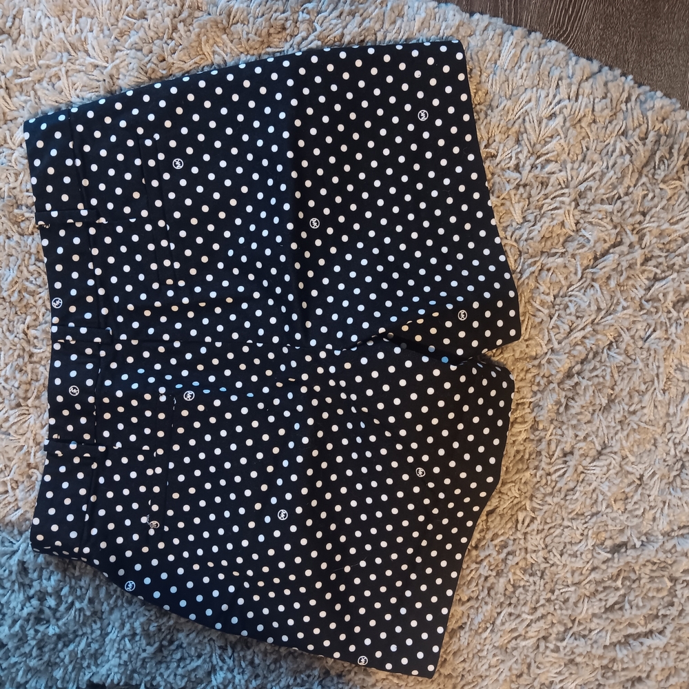 Black and White Polka Dot Shorts